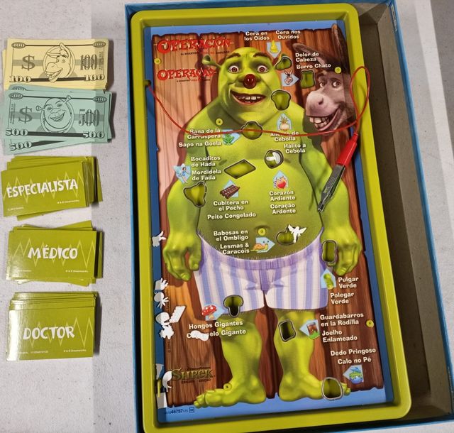 Juego operando Sherk funcionando