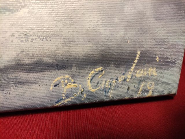 QUADRO OLIO SU TELA 70X50 – MARINA