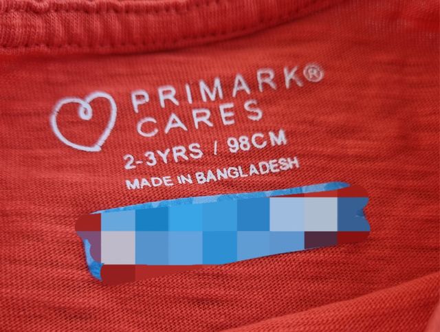 Camiseta manga corta niño bebé talla 98 Primark