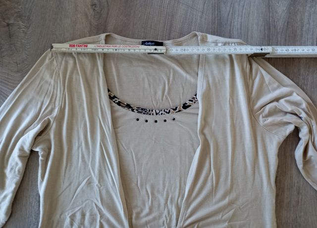 Maglia con dettaglio maculato