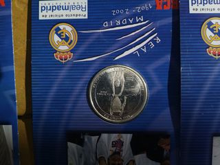 Real Madrid monedas coleccion