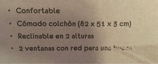 Minicuna de colecho. ¡ Muy bien cuidada!