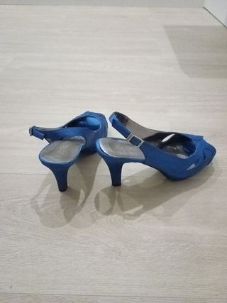 Zapatos invitada azules 