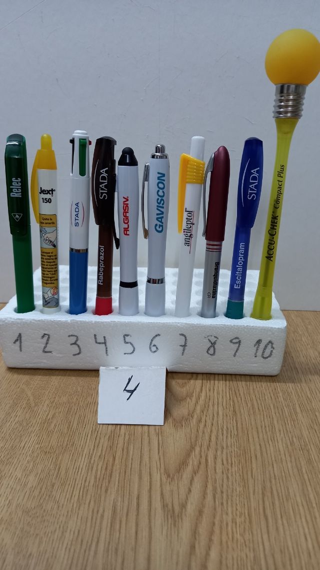 Vendo colección de boligrafos de fármacos I