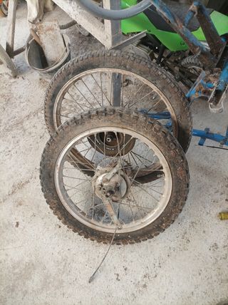 Ruedas Puch cóndor y hoquilla