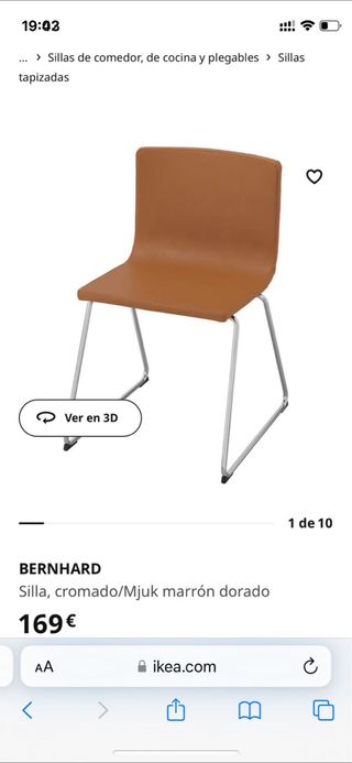 Sedia Bernhard Ikea verde lime