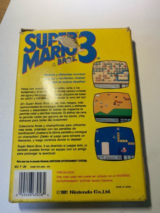 Super Mario Bros 3, NES completo + libro trucos