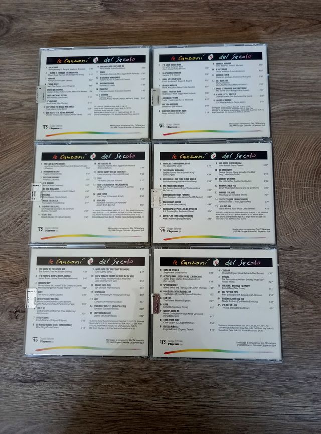 CD Le canzoni del secolo