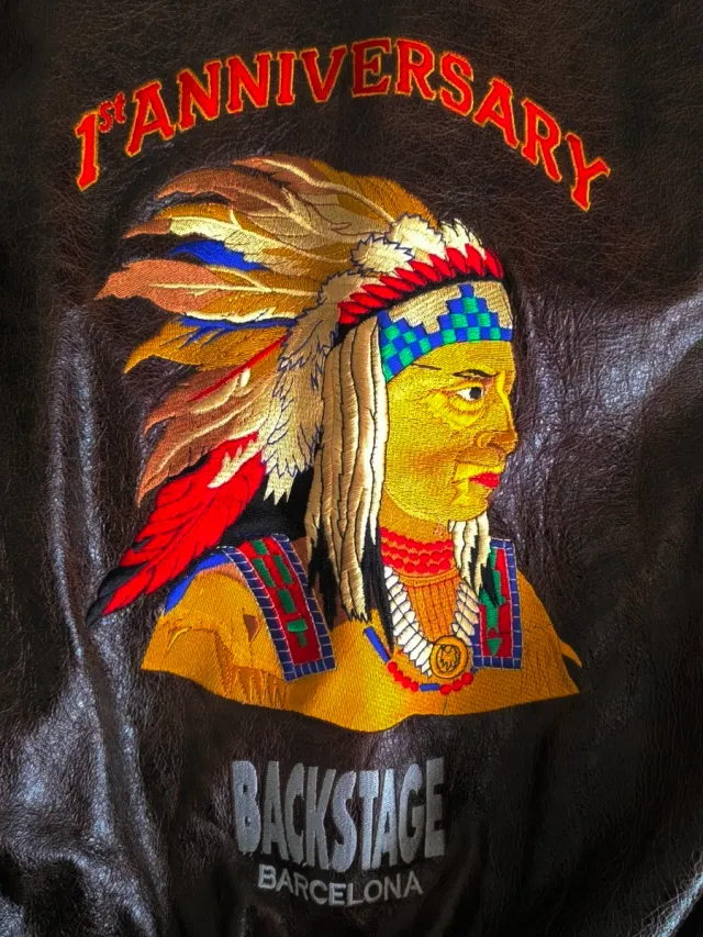 Chaqueta cuero vintage