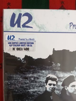 VINILO U2 BOX PROMISED YOU A MIRACLE