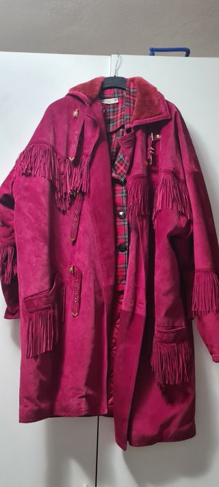 Versace vintage montone borgogna