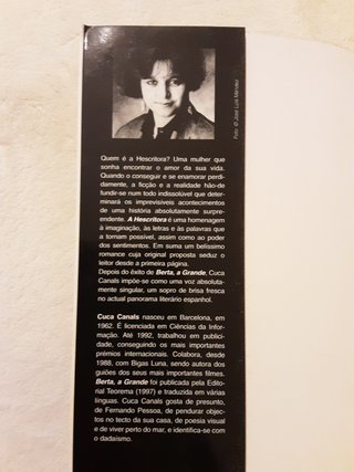 Livro "A hescritora"