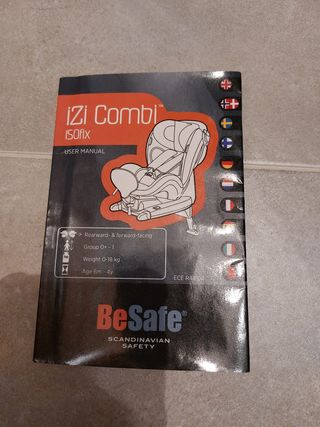 Silla grupo 0+/1 Besafe Izi combi x4 Iso