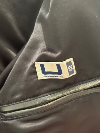 Cazadora de cuero Adolfo Dominguez