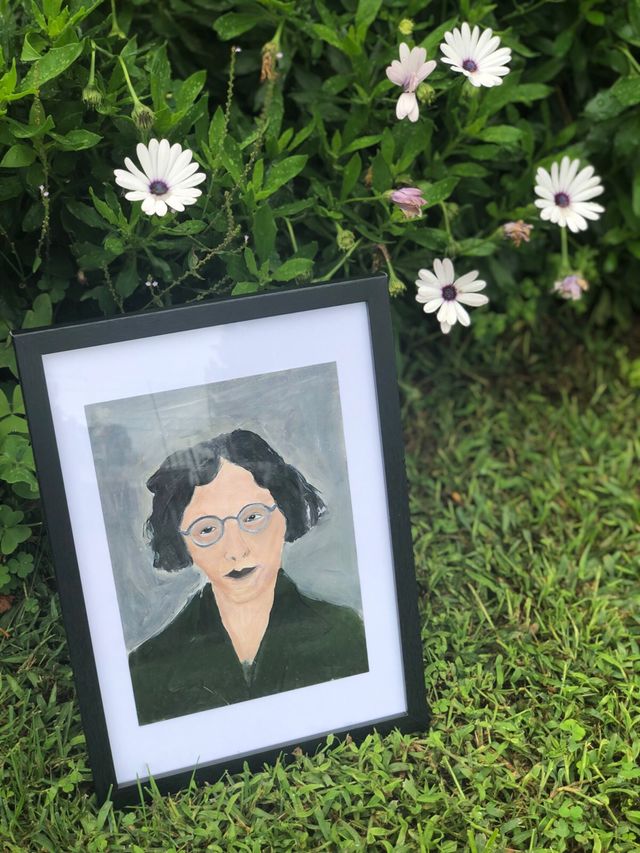 Simone Weil, decoración librería Filosofía