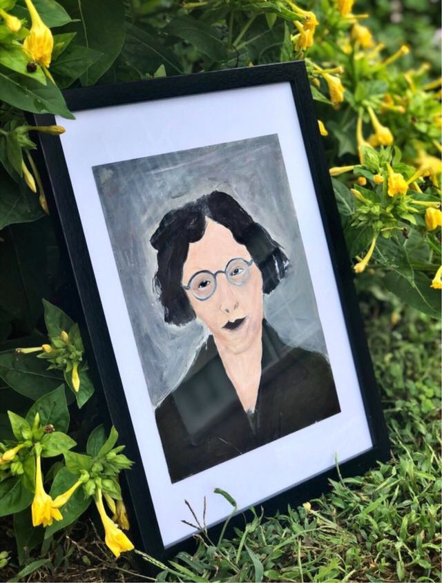 Simone Weil, decoración librería Filosofía