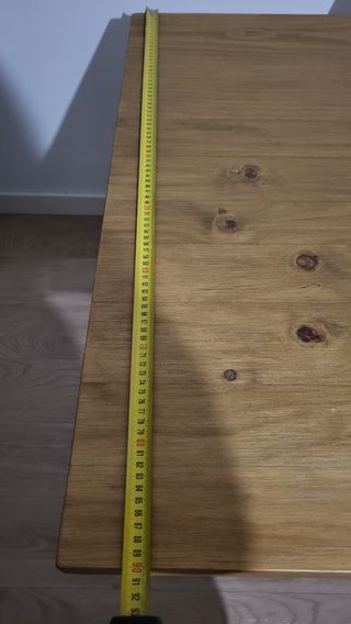 Mesa de madera maciza