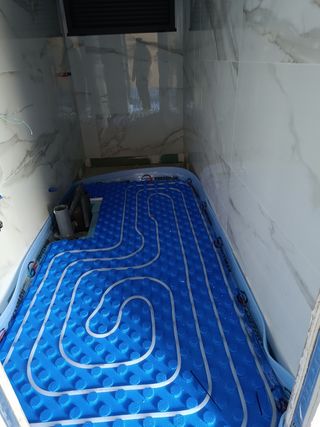 Instalación de suelo radiante