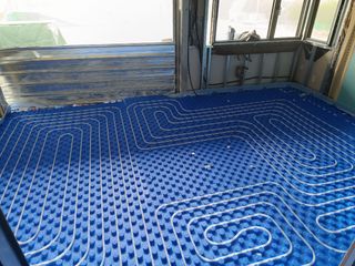 Instalación de suelo radiante