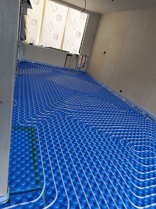 Instalación de suelo radiante