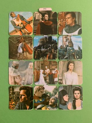 Lamina Cromos Troquelados Picar Fb años 60