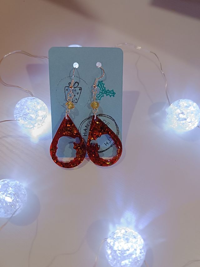 Pendientes navideños