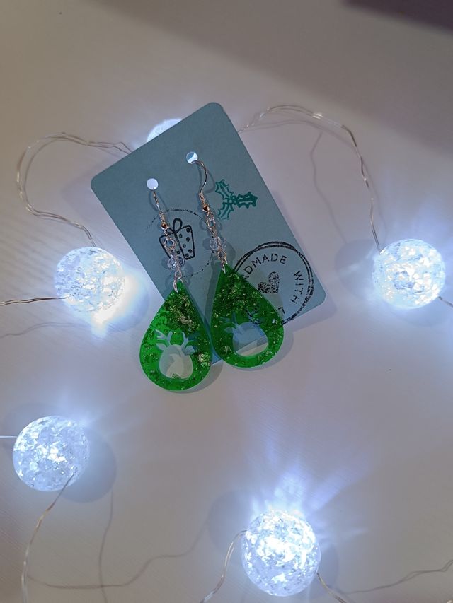 Pendientes navideños