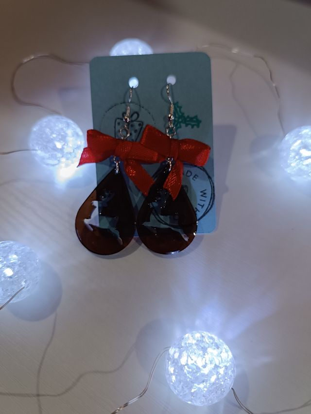 Pendientes navideños