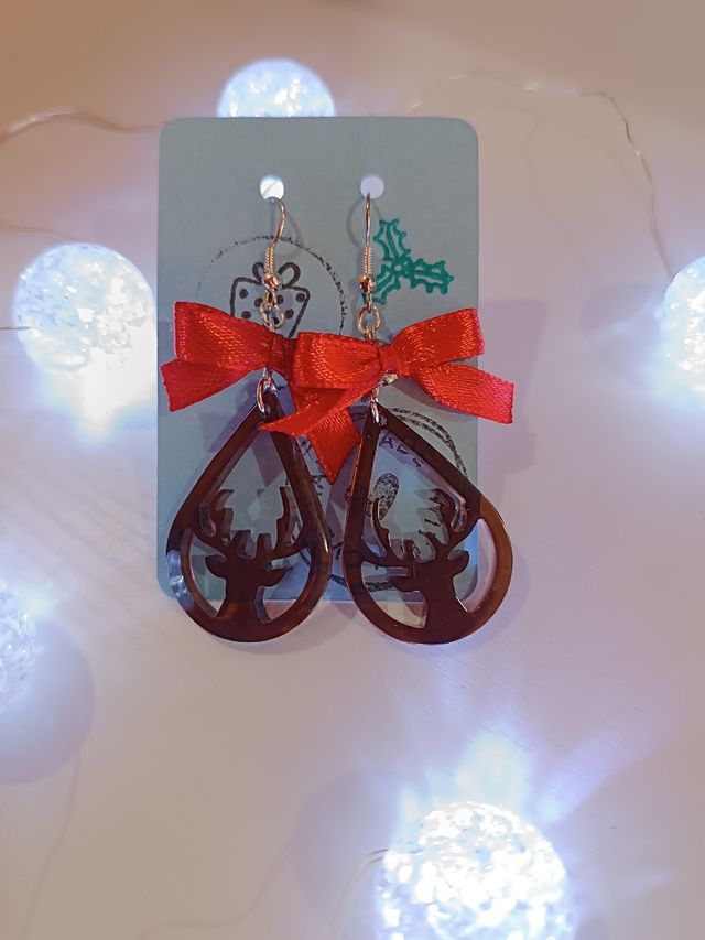 Pendientes navideños