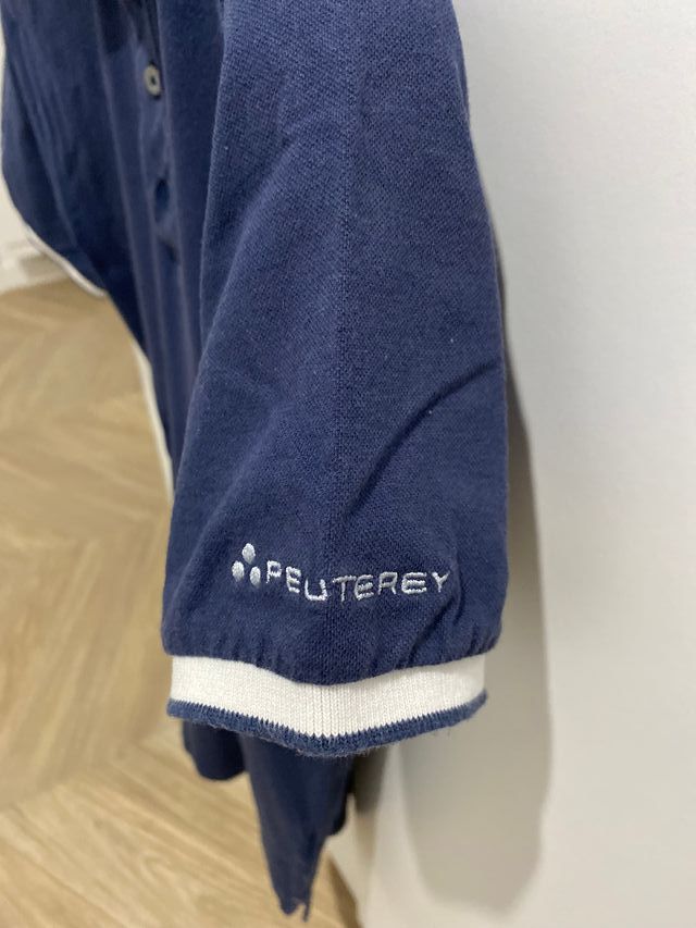 Polo Peuterey blu da uomo misura S