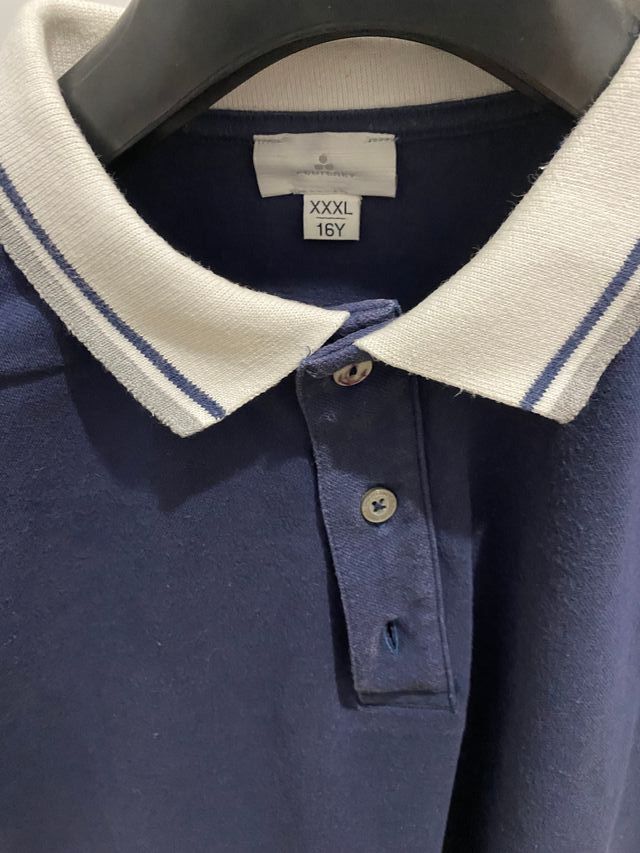 Polo Peuterey blu da uomo misura S