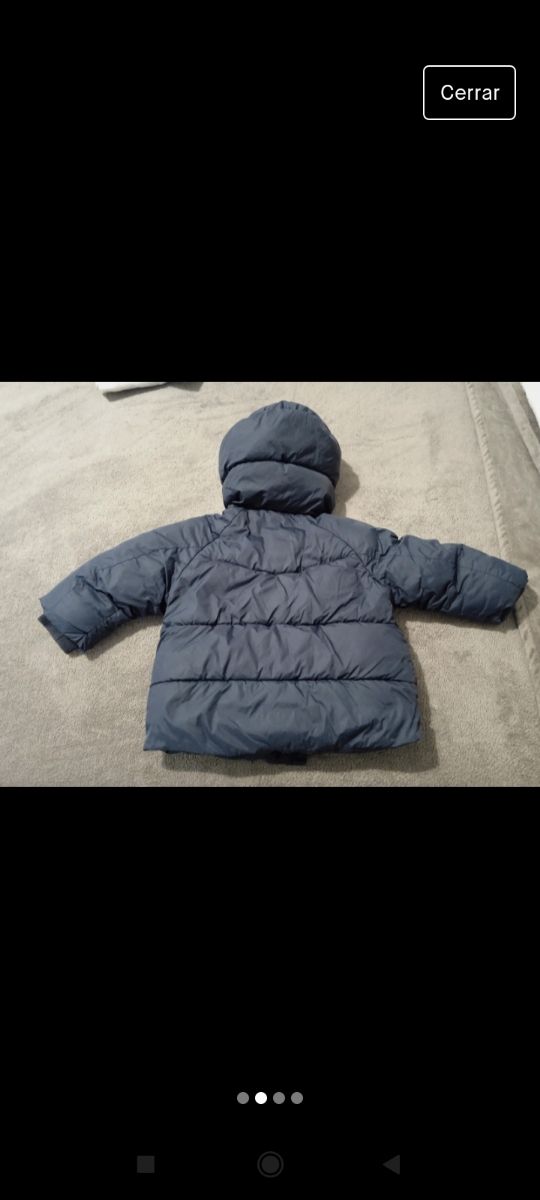 Chaqueta niño zara kidys talla 9-12 meses 80cm