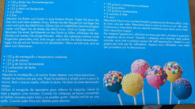 Máquina CAKEPOPS NUEVA