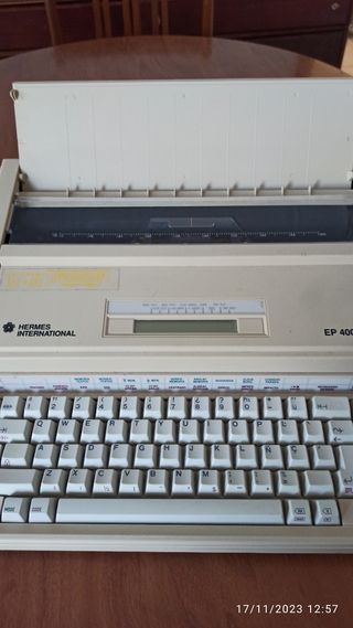 Maquina escribir.