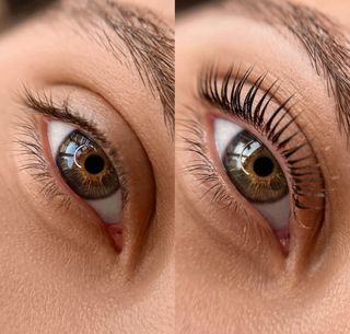 extensiones de pestañas y lifting de pestañas