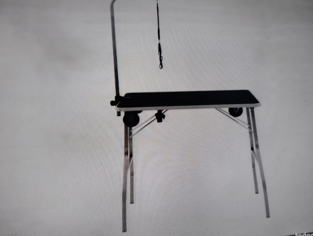 Tavolo igienico per animali domestici, portatile e con rotella