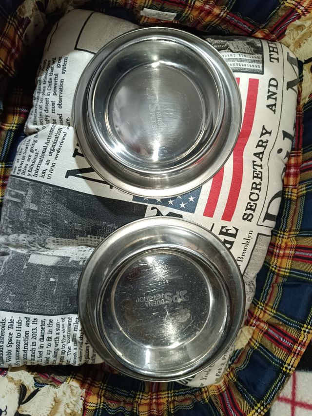 Comederos acero inoxidable