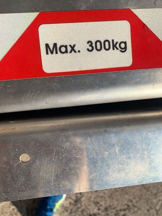 Rampa para carga de hasta 300kg