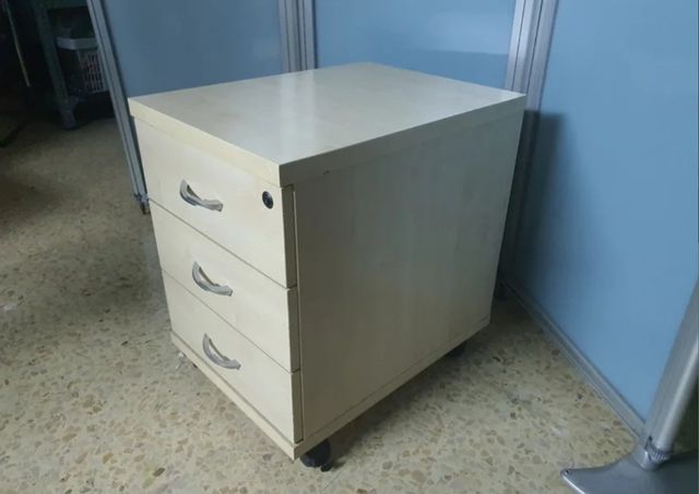 Cajonera 3 cajones color Arce