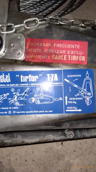 Tractes de andamios colgantes