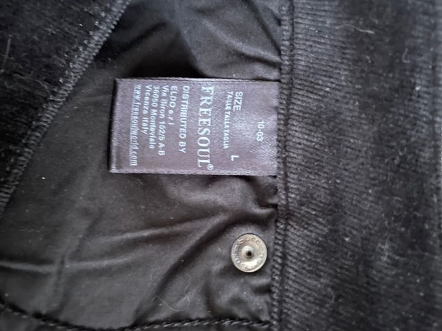 Pantalone velluto coste fini Freesoul L