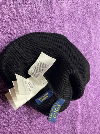 Gorro de lana “Polo Ralph Lauren” ( negro )