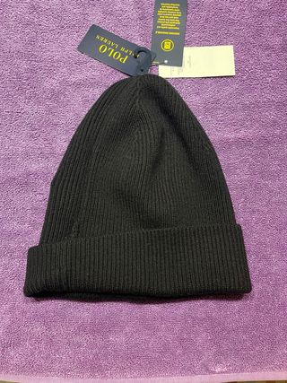 Gorro de lana “Polo Ralph Lauren” ( negro )