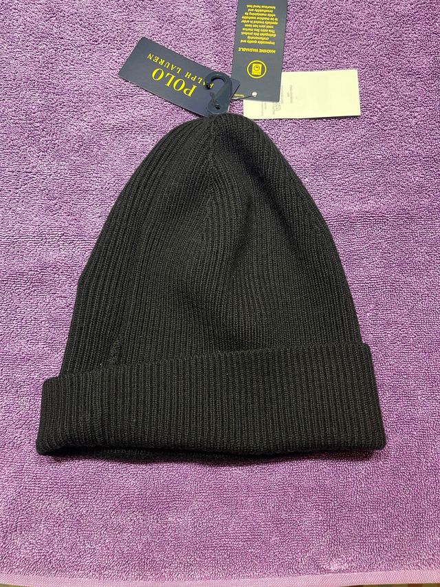 Gorro de lana “Polo Ralph Lauren” ( negro )