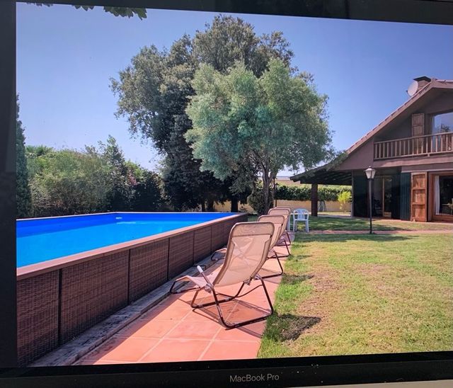 piscina elevada desmontable de lujo