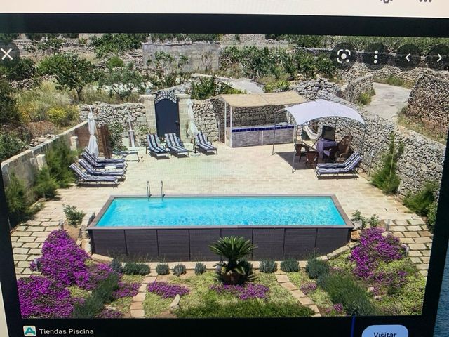 piscina elevada desmontable de lujo