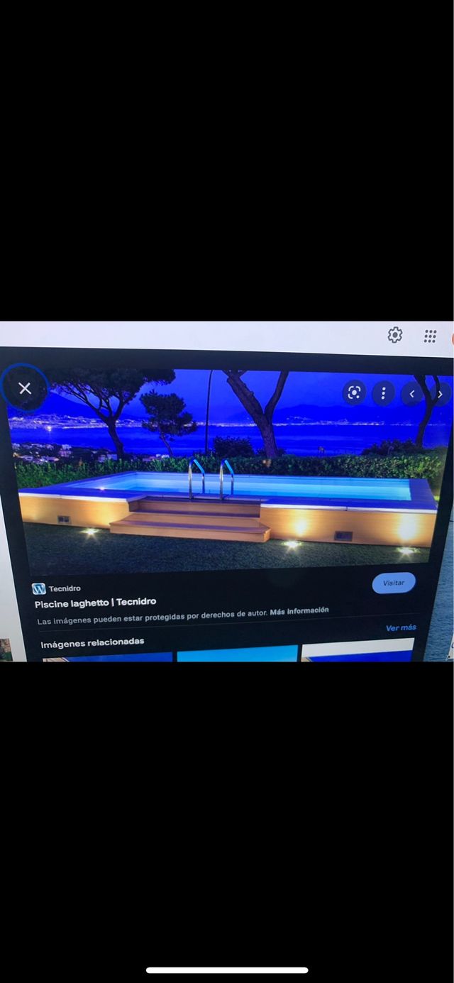 piscina elevada desmontable de lujo