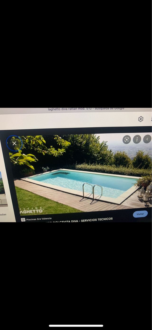 piscina elevada desmontable de lujo