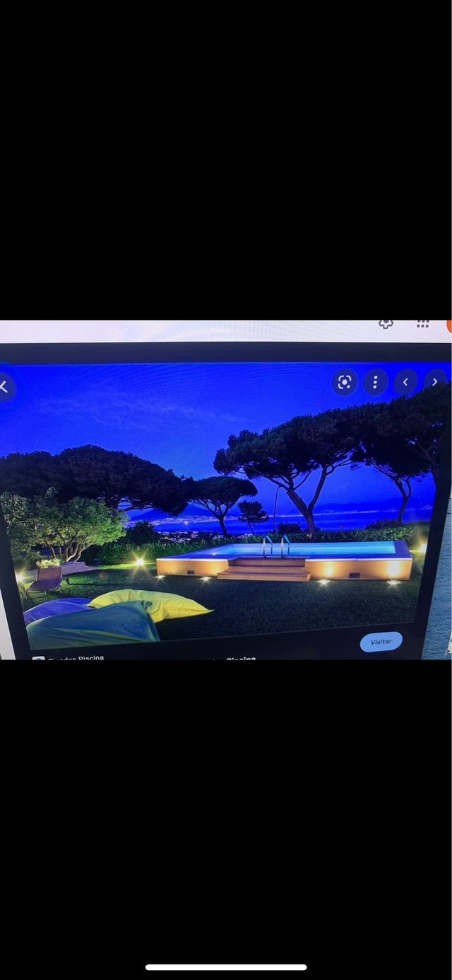 piscina elevada desmontable de lujo