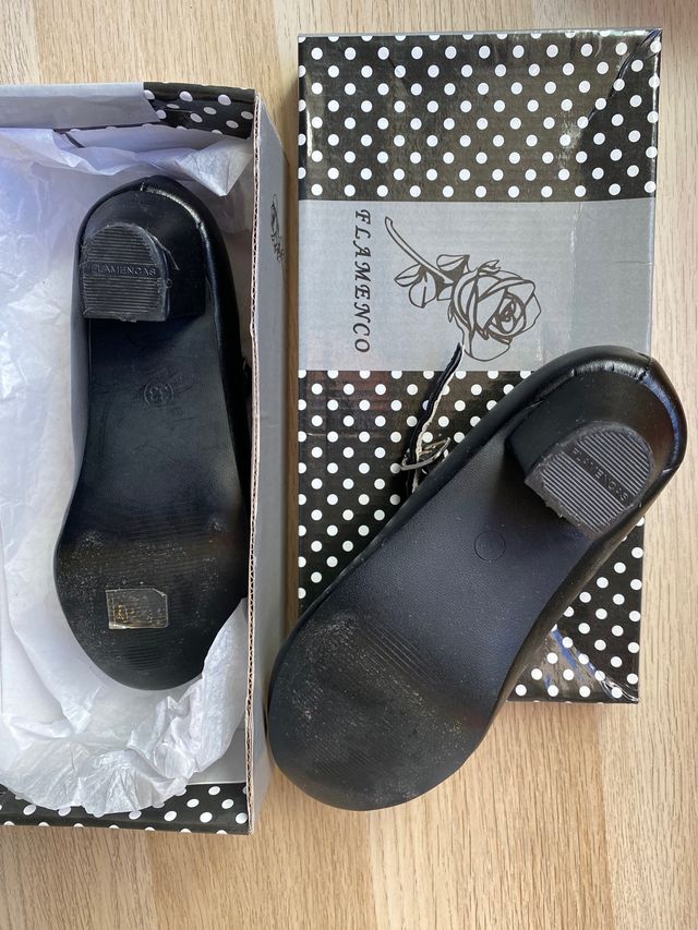 zapato baile niña flamenco 33